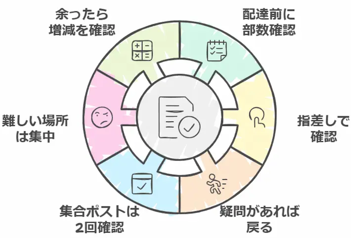 新聞配達の不着・誤配を減らすコツ6選